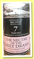 Ben Nevis 7 yo 2010/2018 (59.3%, The Nectar of the Daily Drams)