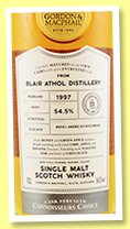 Blair Athol 20 yo 1997/2018 (54.5%, Gordon & MacPhail, Connoisseurs Choice, refill American hogshead, 255 bottles) 