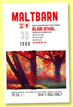 Blair Athol 30 yo 1988/2018 (51.4%, Maltbarn, bourbon cask)