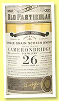 Cameronbridge 26 yo 1991/2018 (51.5%, Douglas Laing, Old Particular, cask #12661, 639 bottles) Cameronbridge 26 yo 1991/2018 (51.5%, Douglas Laing, Old Particular, cask #12661, 639 bottles)