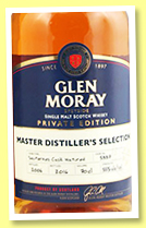 Glen Moray 2006/2016 (55%, OB, Private Edition for Germany, Sauternes cask matured, cask #5337)