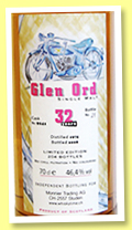 Glen Ord 32 yo 1975/2008 (46.4%, Monnier Trading, Switzerland, cask #9241, 204 bottles) Glen Ord 32 yo 1975/2008 (46.4%, Monnier Trading, Switzerland, cask #9241, 204 bottles)