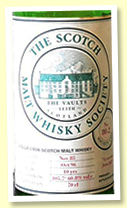 Glen Spey 10 yo 1985/1996 (60.8%, Scotch Malt Whisky Society, #80.2, ‘A rare one from J&B’) Glen Spey 10 yo 1985/1996 (60.8%, Scotch Malt Whisky Society, #80.2, ‘A rare one from J&B’)