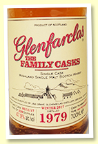 Glenfarclas 1979/2017 Family Casks (47.9%, OB, cask #8797, 4th fill hogshead, 220 bottles)