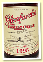 Glenfarclas 1995/2017 Family Casks (42.1%, OB, cask #2292, sherry hogshead, 216 bottles) 