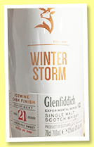 Glenfiddich 21 yo ‘Winter Storm Batch No. Two’ (43%, OB, ice wine finish, 2018)