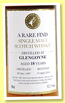 Glengoyne 18 yo 1997/2016 (52.1%, Gleann Mor, A Rare Find, 243 bottles)