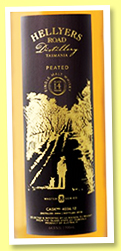 Hellyers Road 14 yo 2004/2018 ‘Peated’ (64.5%, OB, Tasmania, The Chronicles, cask #4036.12)