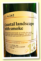 Highland Park 13 yo 2005/2018 (58.0%, Scotch Malt Whisky Society, #4.242 ‘Coastal landscape with smoke’, refill hogshead, 262 bottles) Highland Park 13 yo 2005/2018 (58.0%, Scotch Malt Whisky Society, #4.242 ‘Coastal landscape with smoke’, refill hogshead, 262 bottles)