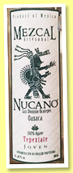 Nucano ‘Tepextate’ (46.7%, OB, mezcal, +/-2018)