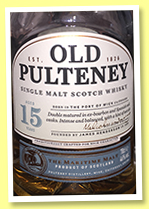 Old Pulteney 15 yo (46%, OB, 2018)