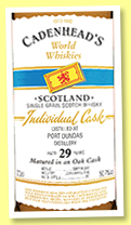 Port Dundas 29 yo 1988/2018 (50.7%, Cadenhead, World Whiskies, bourbon hogshead, 215 bottles) Port Dundas 29 yo 1988/2018 (50.7%, Cadenhead, World Whiskies, bourbon hogshead, 215 bottles)