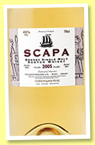 Scapa 2005/2017 (45%, Gordon & MacPhail for LMDW 60th Anniversary, barrel, cask #438, 336 bottles)