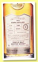 Scapa 30 yo 1988/2018 (53.8%, Gordon & MacPhail, Connoisseurs Choice, refill bourbon barrel, cask #10585, 148 bottles)