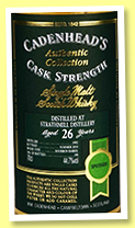Strathmill 26 yo 1992/2018 (44.7%, Cadenhead, Authentic Collection, bourbon barrel)