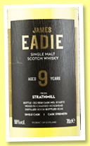 Strathmill 9 yo (59%, James Eadie, recharred hogshead, cask #806273, 258 bottles, 2018)