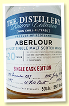 Aberlour 20 yo 1997/2018 (59.1%, OB ‘Distillery Reserve Collection’, cask #9057, sherry butt, 1056 bottles)