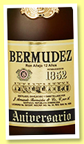 Bermudez 12 yo ‘1852 Aniversario’ (40%, OB, Dominican Republic, +/-2018)