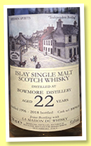 Bowmore 22 yo 1998/2018 (53.6%, Hidden Spirits, cask #BW9618) Bowmore 22 yo 1998/2018 (53.6%, Hidden Spirits, cask #BW9618)