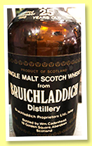 Bruichladdich 25 yo 1958/1984 (92 US proof, Cadenhead Dumpy)
