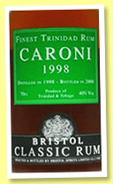Caroni 1998/2015 (40%, Bristol Classic Rum, Trinidad)