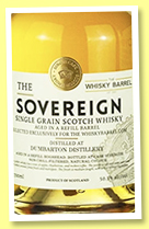 Dumbarton 31 yo 1987/2018 (50.5%, Hunter Laing, The Sovereign, for The Whisky Barrel, refill hogshead, cask #15477, 207 bottles)