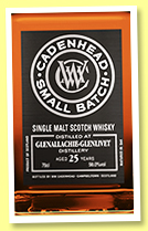 Glenallachie-Glenlivet 25 yo 1992/2018 (56%, Cadenhead, Small Batch, bourbon hogsheads, 540 bottles) Glenallachie-Glenlivet 25 yo 1992/2018 (56%, Cadenhead, Small Batch, bourbon hogsheads, 540 bottles)