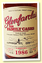 Glenfarclas 1986/2018 Family Casks (47.7%, OB, cask #4775, refill butt, 551 bottles) Glenfarclas 1986/2018 Family Casks (47.7%, OB, cask #4775, refill butt, 551 bottles)