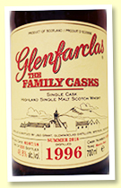 Glenfarclas 1996/2018 Family Casks (46.8%, OB, cask #1499, sherry butt, 225 bottles) Glenfarclas 1996/2018 Family Casks (46.8%, OB, cask #1499, sherry butt, 225 bottles)