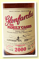 Glenfarclas 2000/2018 Family Casks (56.4%, OB, cask #4076, refill sherry butt, 607 bottles) Glenfarclas 2000/2018 Family Casks (56.4%, OB, cask #4076, refill sherry butt, 607 bottles)