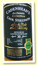 Glenfarclas 30 yo 1988/2018 (50.9%, Cadenhead Authentic Collection, bourbon hogshead, 222 bottles) Glenfarclas 30 yo 1988/2018 (50.9%, Cadenhead Authentic Collection, bourbon hogshead, 222 bottles)