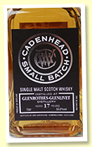 Glenrothes 17 yo 2001/2018 (53.0%, Cadenhead Small Batch, two hogsheads, 528 bottles)