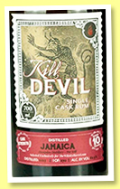 Hampden 10 yo 2007/2018 (62.5%, Hunter Laing for The Whisky Barrel, Kill Devil, Jamaica, 270 bottles) 