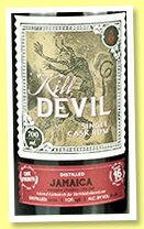 Hampden 16 yo 2001/2018 (61.2%, Hunter Laing, Kill Devil for The Whisky Barrel, Jamaica, 156 bottles)