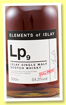 Lp9 1998/2018 (54.3%, Elixir Distillers, Elements of Islay, ex-PX butt) Lp9 1998/2018 (54.3%, Elixir Distillers, Elements of Islay, ex-PX butt)
