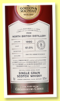 North British 28 yo 1990/2018 (61%, Gordon & MacPhail, Connoisseurs Choice, first fill sherry puncheon, cask #73847, 181 bottles) 