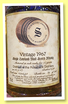 Rosebank 25 yo 1967/1998 (54.4%, Signatory Vintage, casks #4393-94, 220 bottles)