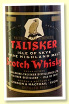 Talisker 1957 (53.5%, Gordon & MacPhail, 1970s) Talisker 1957 (53.5%, Gordon & MacPhail, 1970s)