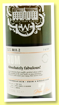 Worthy Park 7 yo 2010/2018 (57.5%, Scotch Malt Whisky Society, #R11.2, ‘Absolutely Fabulous’, Jamaica, refill barrel, 309 bottles)
