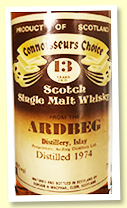 Ardbeg 13 yo 1974 (40%, Gordon & MacPhail Connoisseurs Choice) Ardbeg 13 yo 1974 (40%, Gordon & MacPhail Connoisseurs Choice)