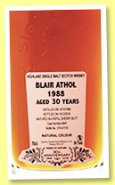 Blair Athol 30 yo 1988/2018 (54.7%, Signatory Vintage, 30th Anniversary, refill sherry, cask #6847, 519 bottles) Blair Athol 30 yo 1988/2018 (54.7%, Signatory Vintage, 30th Anniversary, refill sherry, cask #6847, 519 bottles)