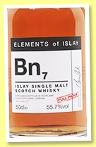 Bn7 16 yo (55.7%, Elixir Distillers, Elements of Islay, oloroso sherry butts, 2018) Bn7 16 yo (55.7%, Elixir Distillers, Elements of Islay, oloroso sherry butts, 2018)