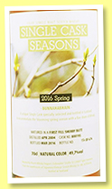 Bunnahabhain 11 yo 2004/2016 (49.7%, Single Cask Seasons, 1st fill sherry butt, cask #800195, 674 bottles) Bunnahabhain 11 yo 2004/2016 (49.7%, Single Cask Seasons, 1st fill sherry butt, cask #800195, 674 bottles)