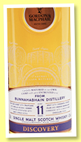 Bunnahabhain 11 yo (43%, Gordon & MacPhail, Discovery, 2018) Bunnahabhain 11 yo (43%, Gordon & MacPhail, Discovery, 2018)