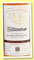 Bunnahabhain 16 yo 2001/2018 (53.4%, The Single Malts of Scotland, oloroso sherry butt, cask #1254, 602 bottles) Bunnahabhain 16 yo 2001/2018 (53.4%, The Single Malts of Scotland, oloroso sherry butt, cask #1254, 602 bottles)
