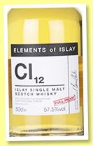 CI12 2011/2019 (57.5%, Elixir Distillers, Elements of Islay, refill butts)