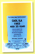Caol Ila 35 yo 1983/2018 (52.7%, Signatory Vintage, 30th Anniversary, hogshead, cask #5290, 213 bottles)
