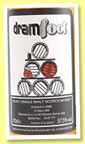 Cola Ali Too 10 yo 2008/2019 (57.5%, Dramfool, fresh oloroso hogshead, 175 bottles)