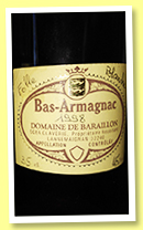 Domaine de Baraillon 1998/2013 ‘Folle Blanche’ (45%, OB, Bas-Armagnac) Domaine de Baraillon 1998/2013 ‘Folle Blanche’ (45%, OB, Bas-Armagnac)