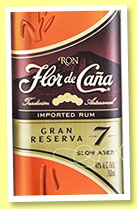 Flor de Cana 7 yo 'Gran Reserva' (40%, OB, Nicaragua, +/-2018) Flor de Cana 7 yo 'Gran Reserva' (40%, OB, Nicaragua, +/-2018)